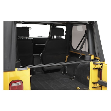 Bestop Jeep Tailgate Bar For Jeep 1997-2006 Wrangler TJ Classic Black 52600-01